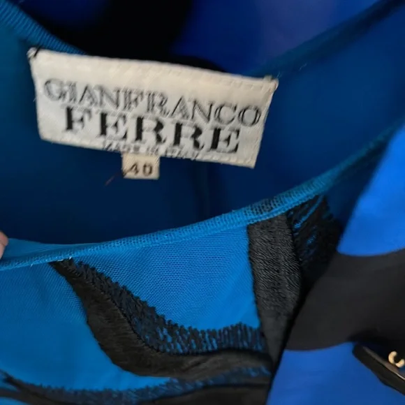 Gianfranco Ferre sheer bodysuit and matching silk blouse - Picture 4 of 13